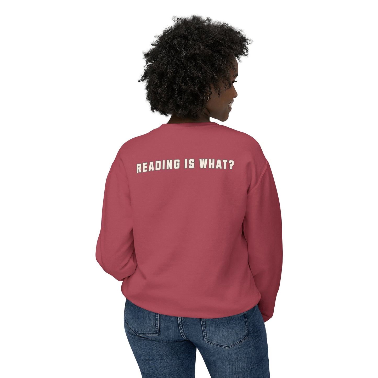 Reading Fundamental Varsity Shirt, Comfort Colors Lightweight Crewneck Sweatshirt