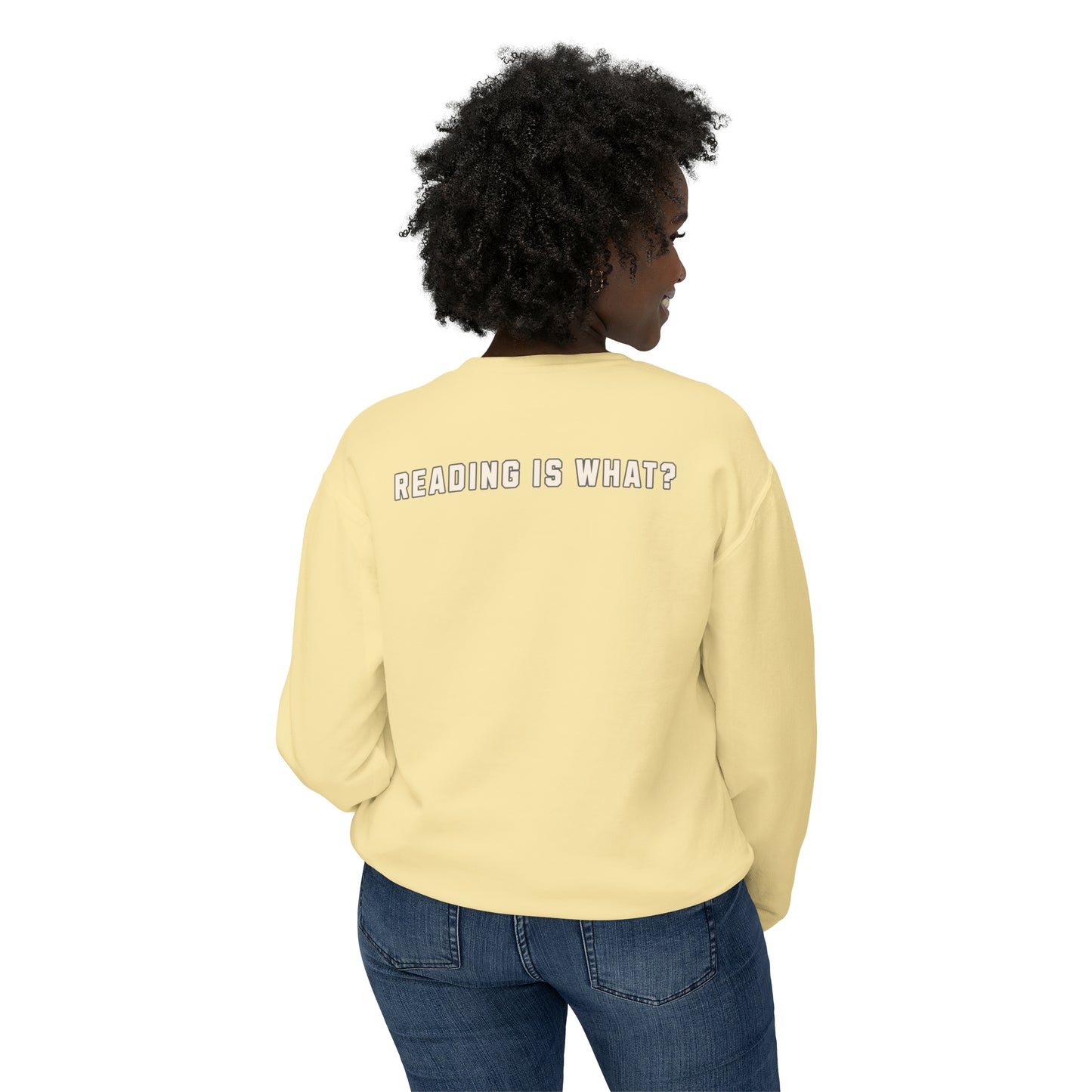 Reading Fundamental Varsity Shirt, Comfort Colors Lightweight Crewneck Sweatshirt