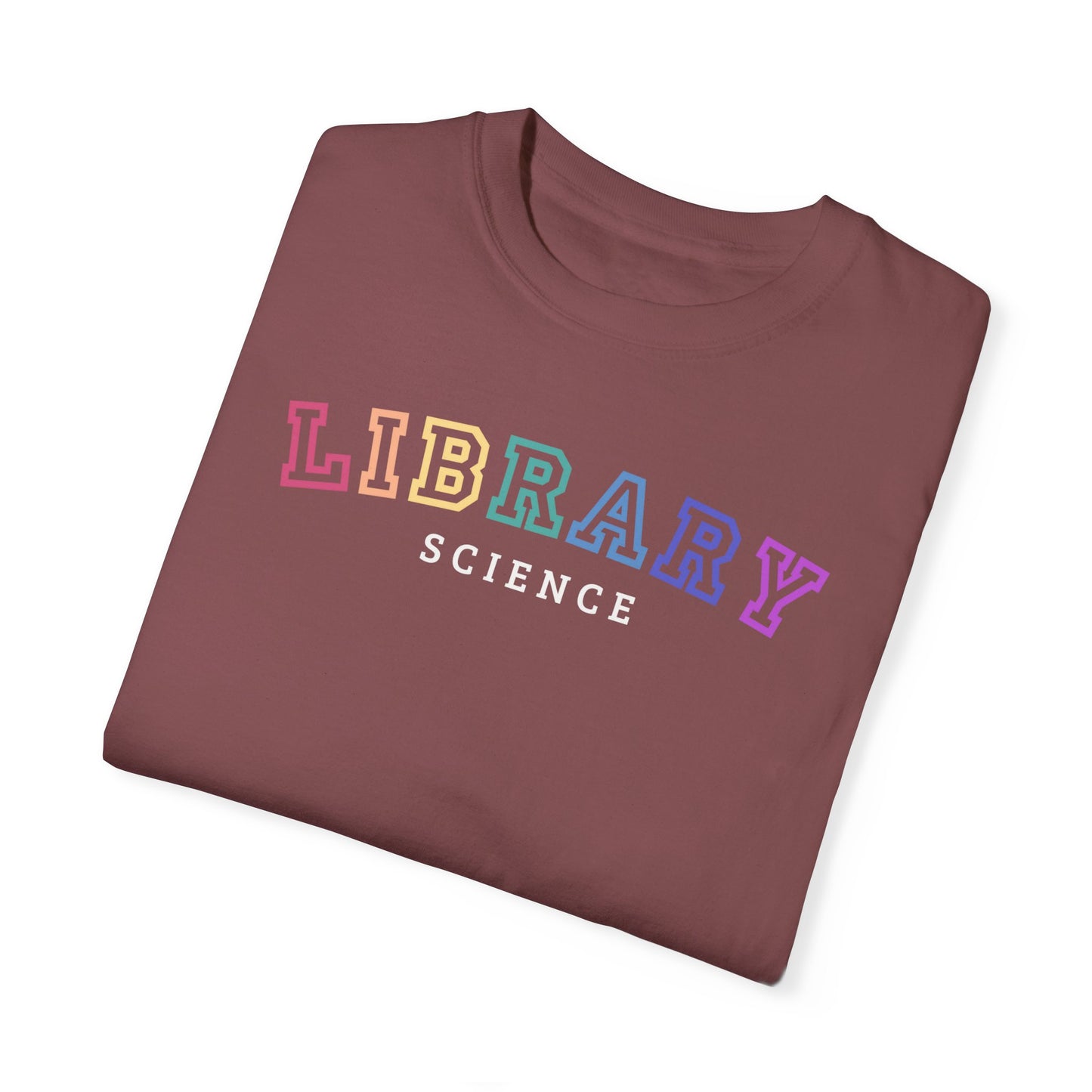 Rainbow Varsity Library Science Crewneck