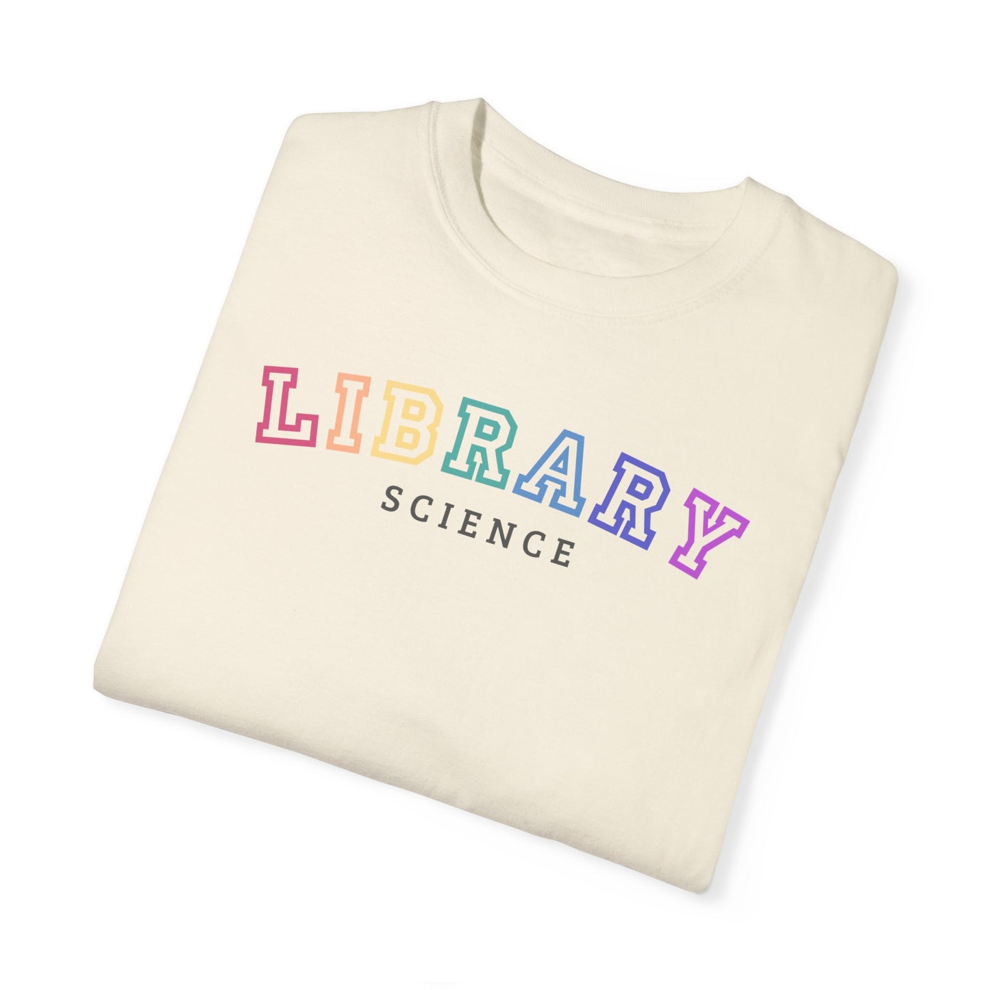 Rainbow Varsity Library Science Crewneck