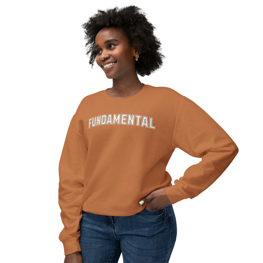 Reading Fundamental Varsity Shirt, Comfort Colors Lightweight Crewneck Sweatshirt