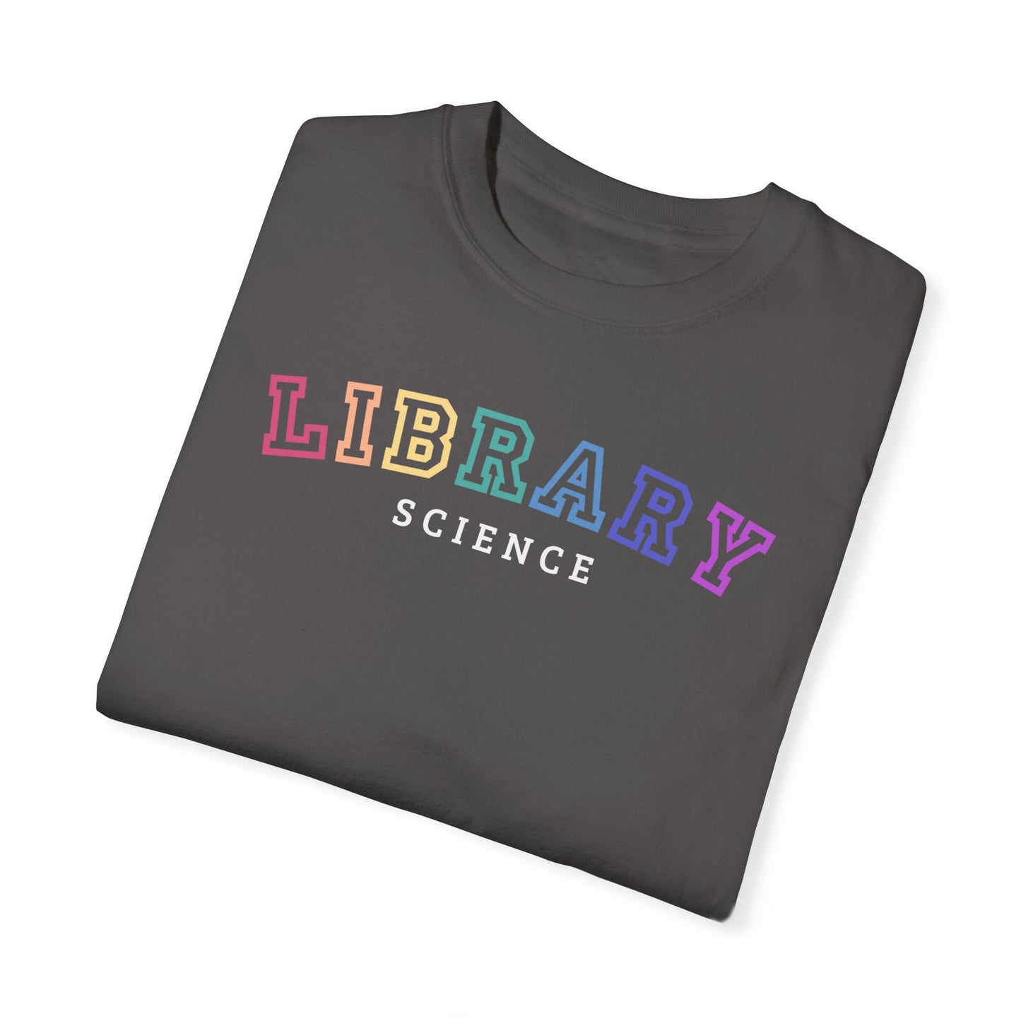 Rainbow Varsity Library Science Crewneck