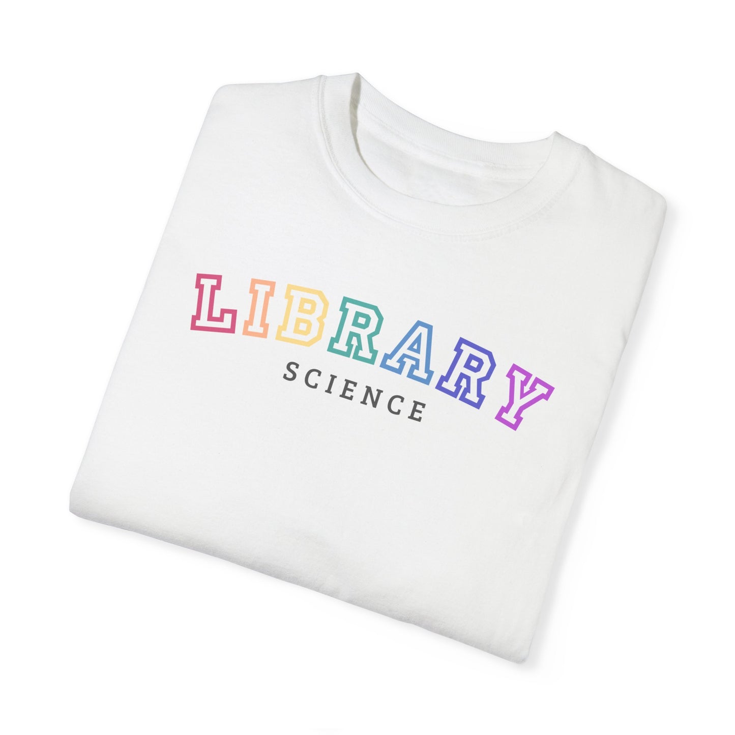 Rainbow Varsity Library Science Crewneck