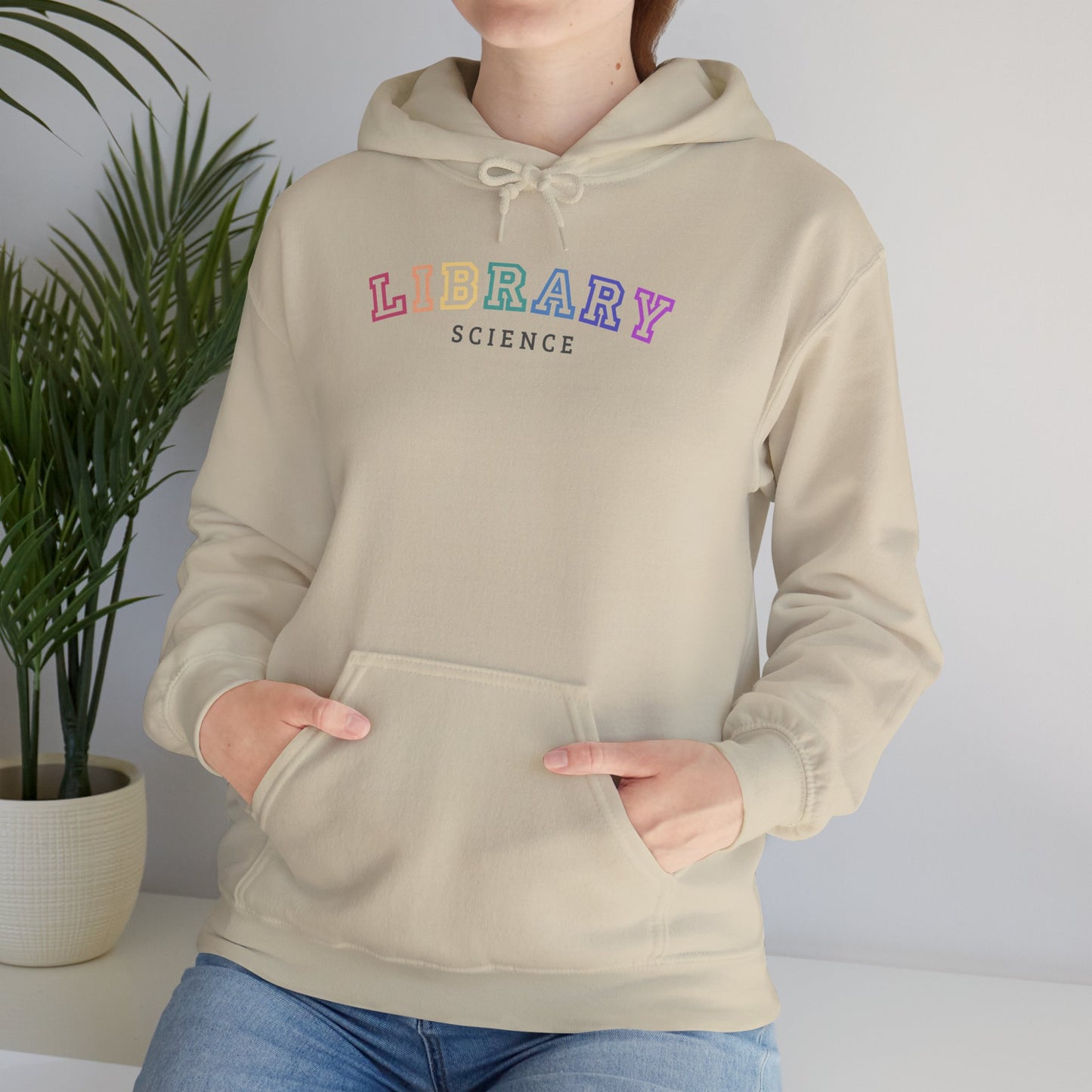 Rainbow Varsity Library Science Hoodie