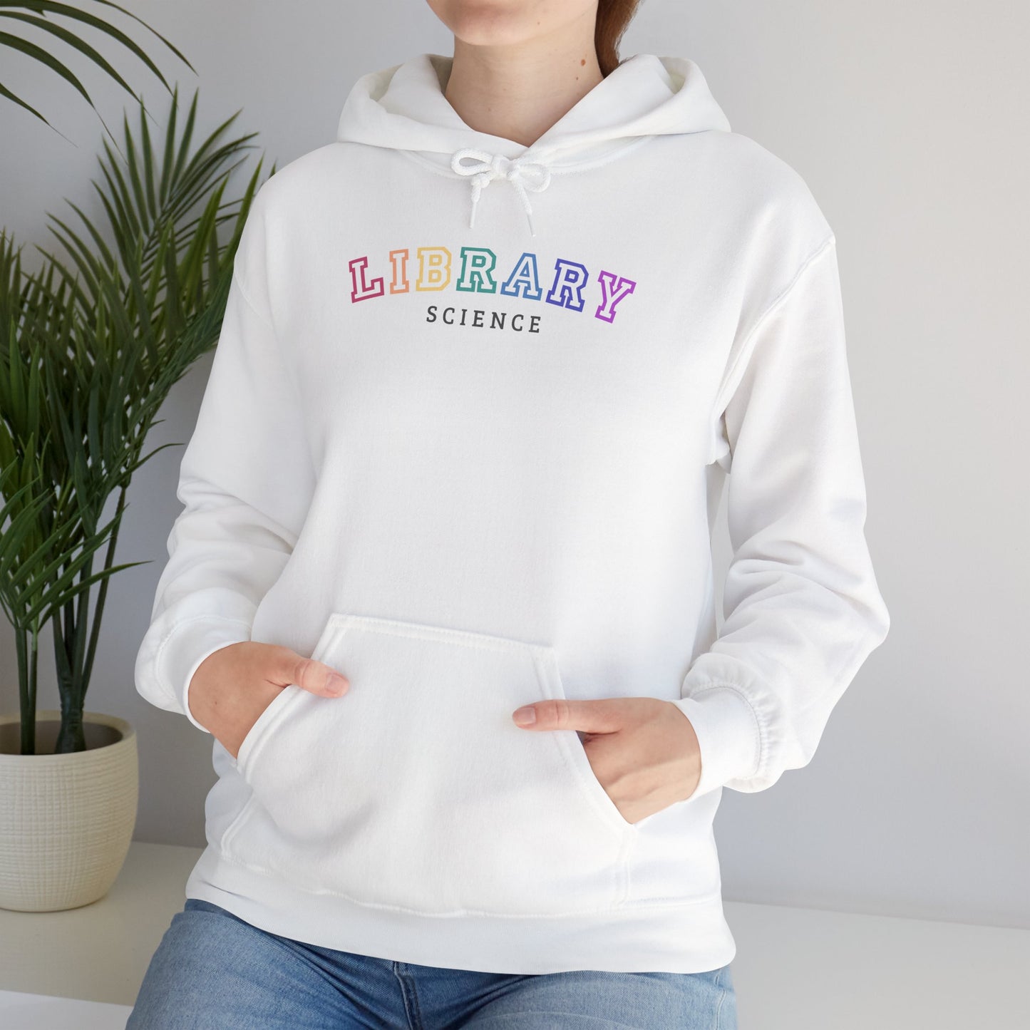 Rainbow Varsity Library Science Hoodie