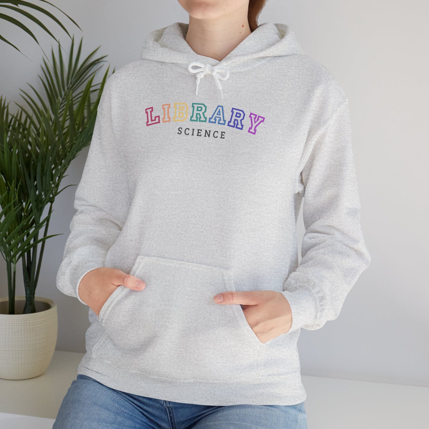 Rainbow Varsity Library Science Hoodie